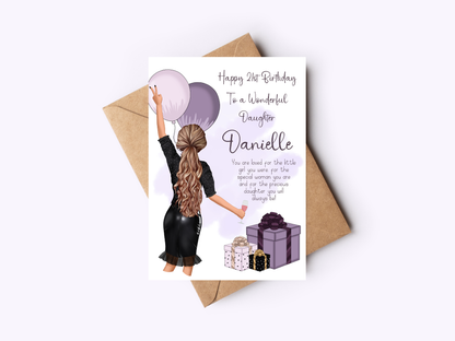 21st Birthday Card For Daughter