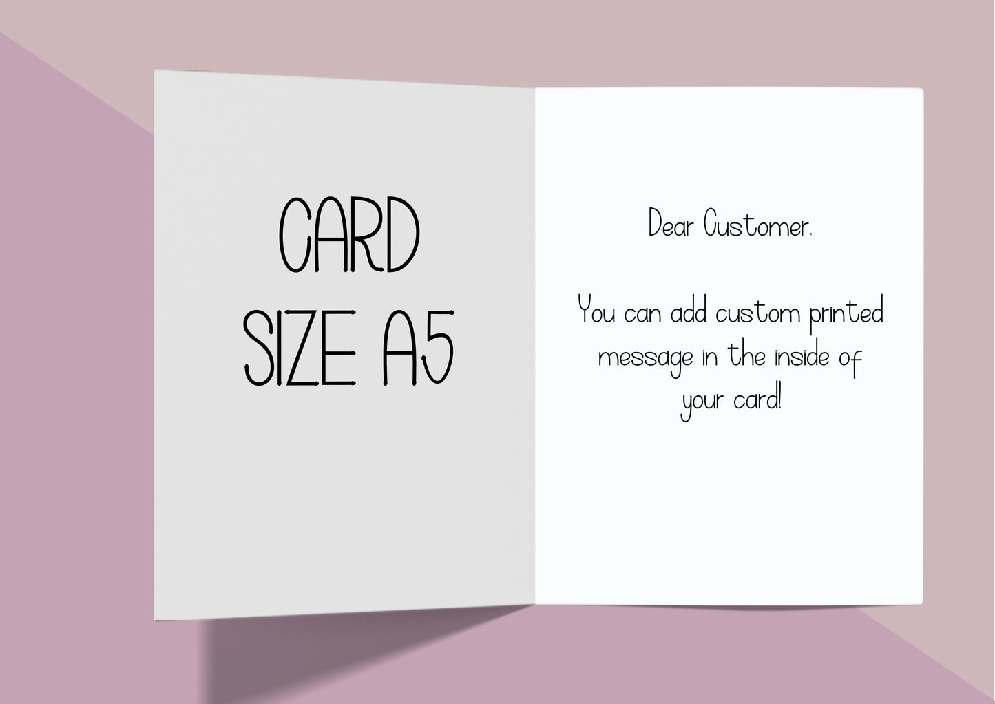 Personalised Wedding Day Card