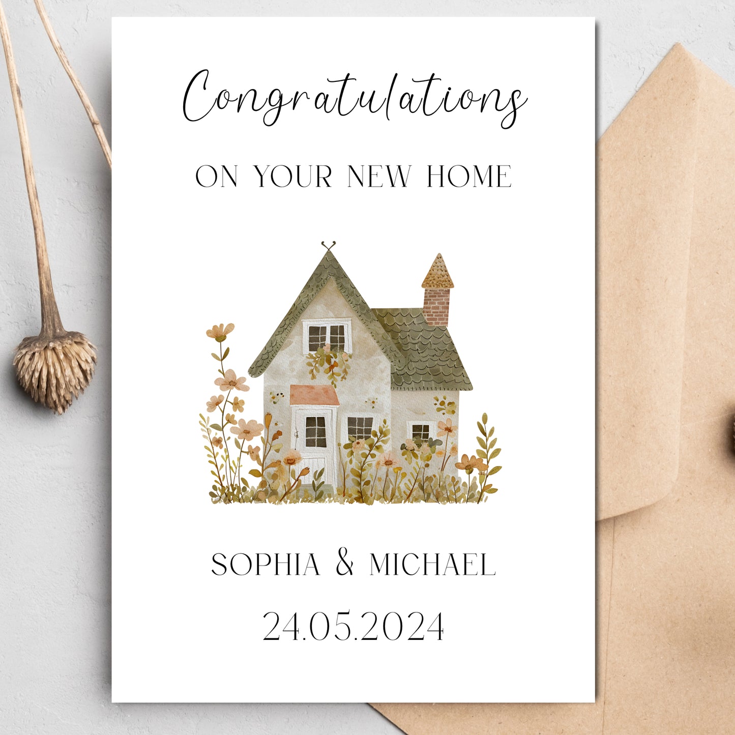 Congratulations On Your New Home Card