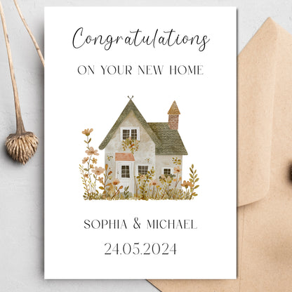 Congratulations On Your New Home Card