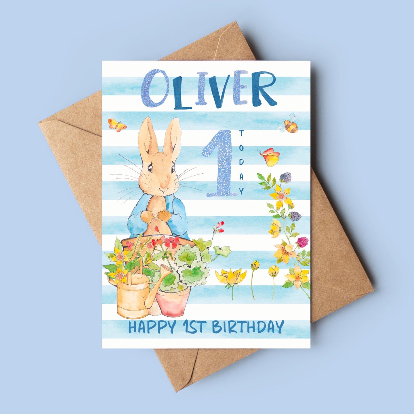 peter rabbit birthday card