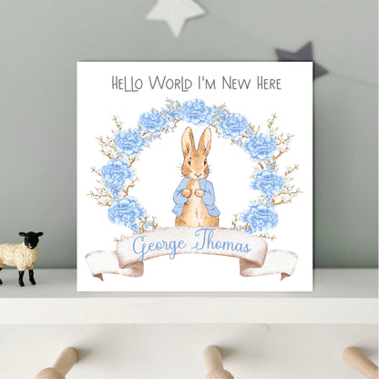 New Baby Boy Card