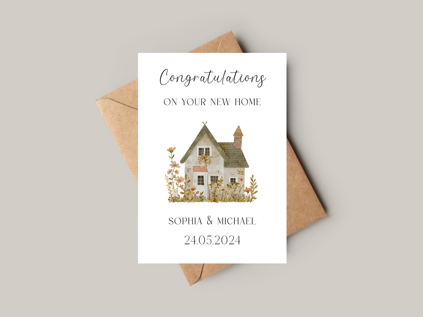 Congratulations On Your New Home Card