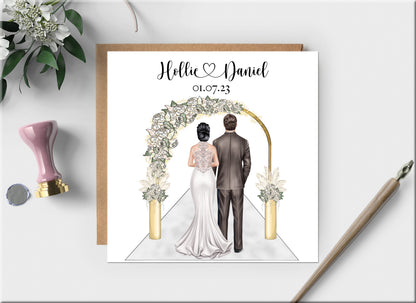 Wedding Day Card For a Couple