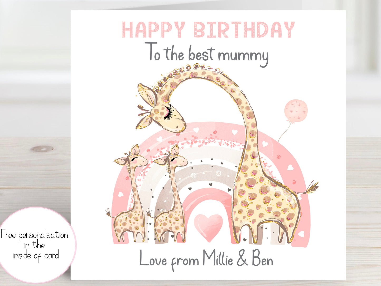 Birthday Card for Mummy, personalised Birthday Card for Best Mummy, Birthday Card for Mummy, Card for Mummy, Card for Mum, Card for Her