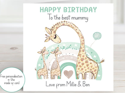 Birthday Card for Best Mummy, Personalised Birthday Card for Mummy, Birthday Card for Mummy, Card for Mummy, Card for Mum, Card for Her