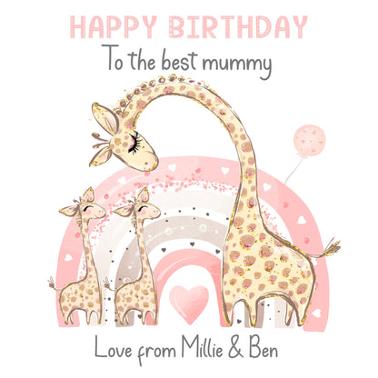 Birthday Card for Mummy, personalised Birthday Card for Best Mummy, Birthday Card for Mummy, Card for Mummy, Card for Mum, Card for Her