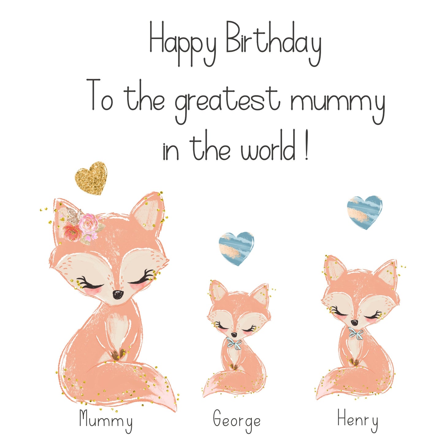 Personalised Birthday Card for Mummy, Birthday Card for Best Mummy, Birthday Card for Mummy, Card for Mummy, Card for Mum, Card for Her