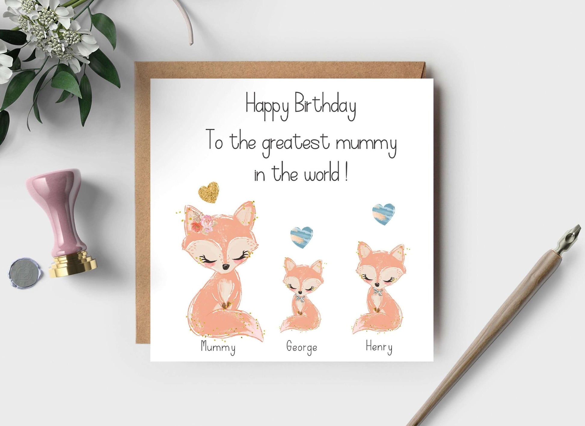 Personalised Birthday Card for Mummy, Birthday Card for Best Mummy, Birthday Card for Mummy, Card for Mummy, Card for Mum, Card for Her