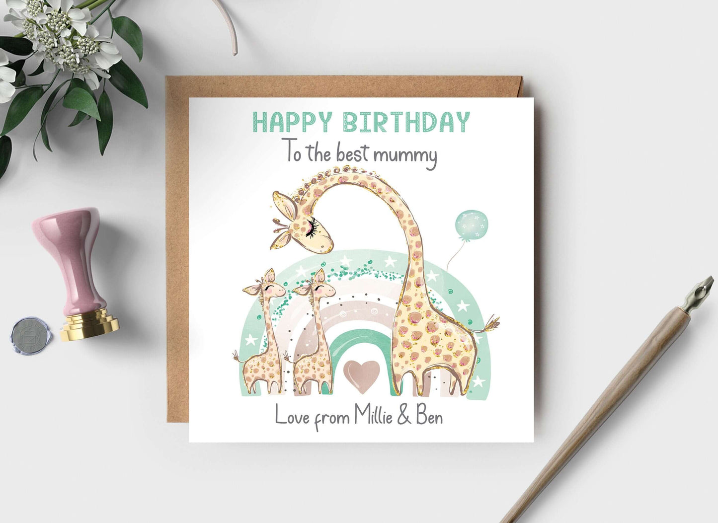 Birthday Card for Best Mummy, Personalised Birthday Card for Mummy, Birthday Card for Mummy, Card for Mummy, Card for Mum, Card for Her