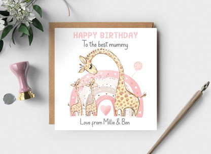 Birthday Card for Mummy, personalised Birthday Card for Best Mummy, Birthday Card for Mummy, Card for Mummy, Card for Mum, Card for Her